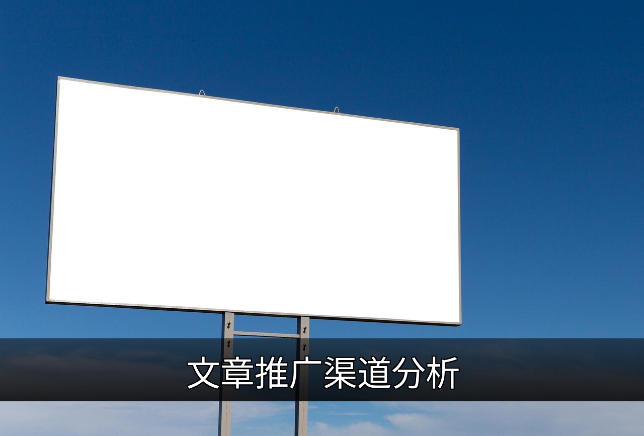 点击可放大查看 文章推广渠道分析