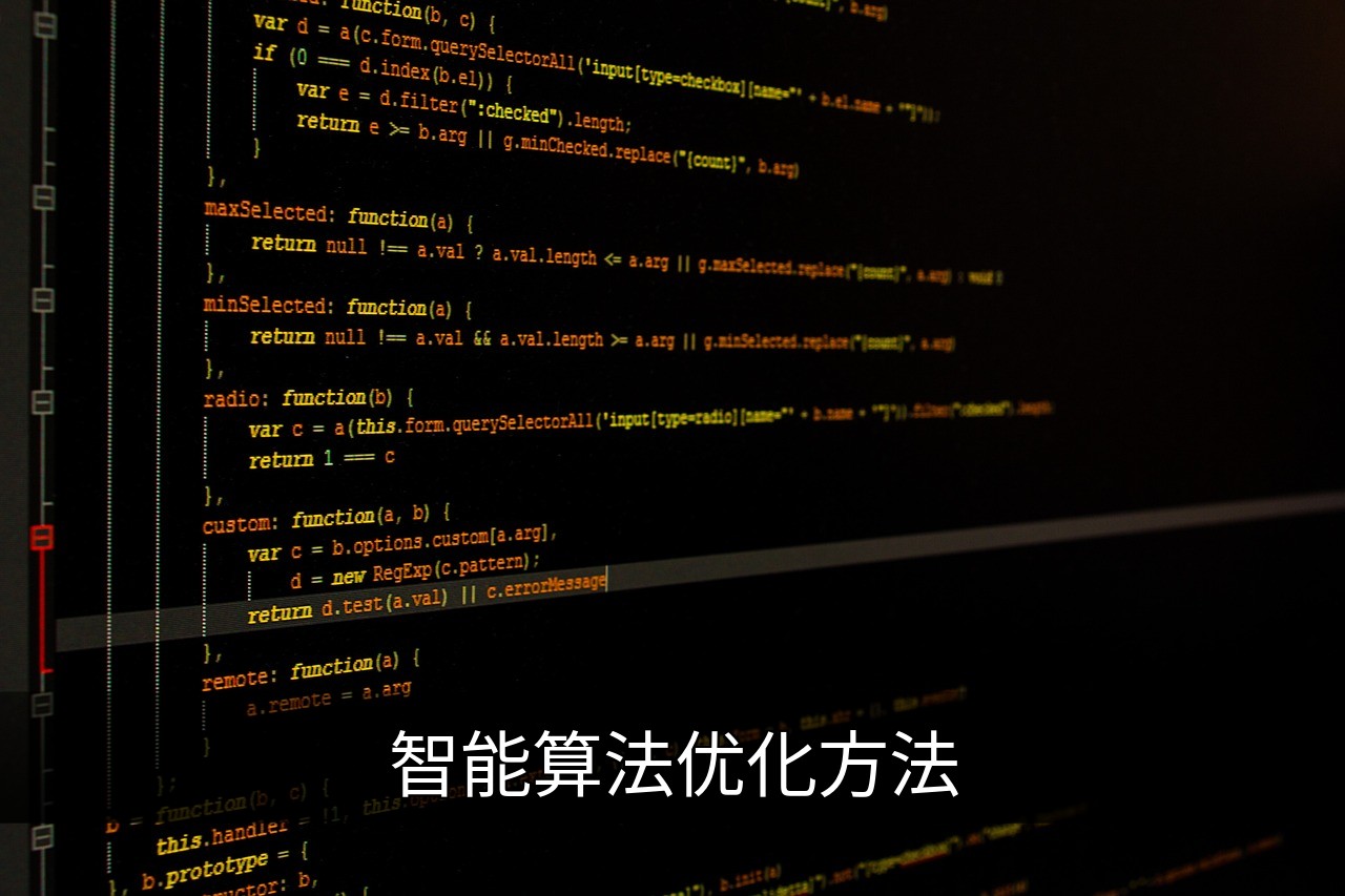 点击可放大查看 智能算法优化方法